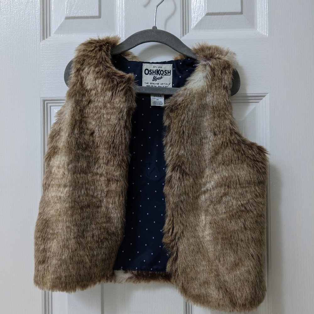 Toddler Faux Fur vest